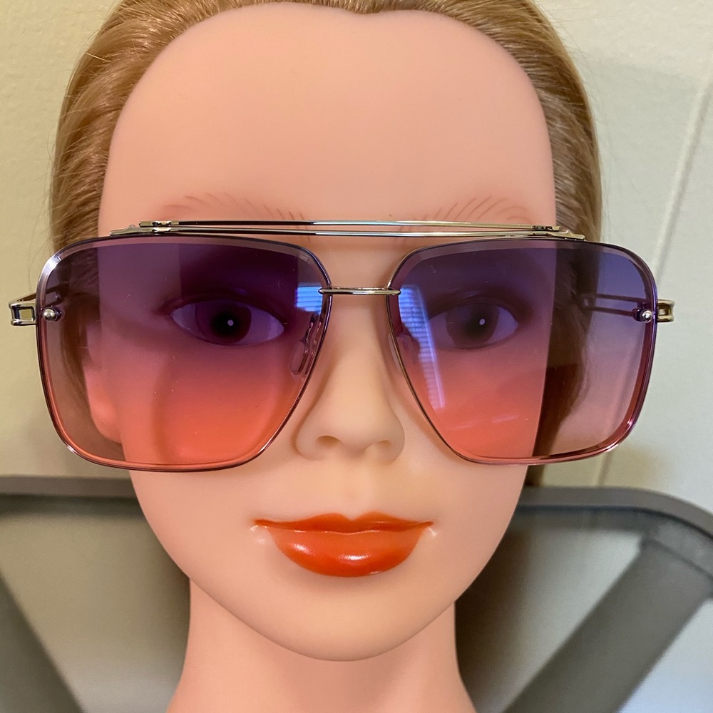 Happy Camper Purple/Pink Wide Sunglasses